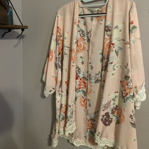 Adorable floral cover up